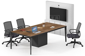新款新现代办公室办公洽谈会议桌椅