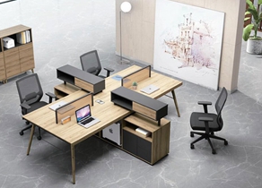 伊姆斯系列现代办公室职员办公桌